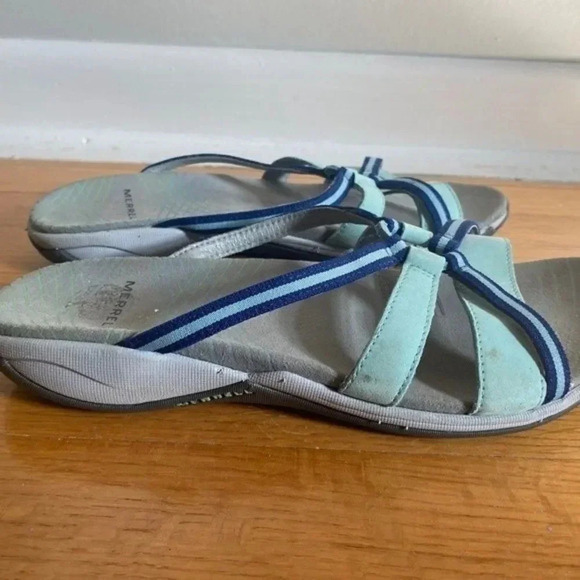 Merrell Blue Slip on Sandals - Picture 11 of 11